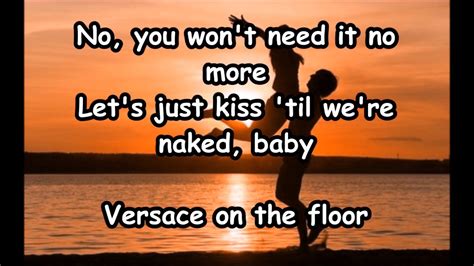 Versace song lyrics